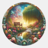 [地役権保護区] [反射へのセラミックのパス] ラウンドシール (正面)