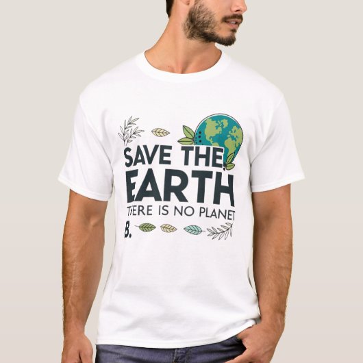 地救 – 惑星Bがない Tシャツ (正面)