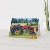 地方での退職 カード (正面)