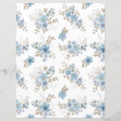 地方のフランスのコラージュのスクラップブック紙 (裏面)