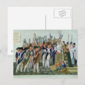 地方の宣誓、1790年2月 ポストカード (正面/裏面)