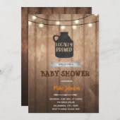 地方の手作りビール テーマの誕生日招待状 招待状 (正面/裏面)