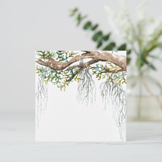 地方の水彩画招待状 セーブザデート (スタンド正面)