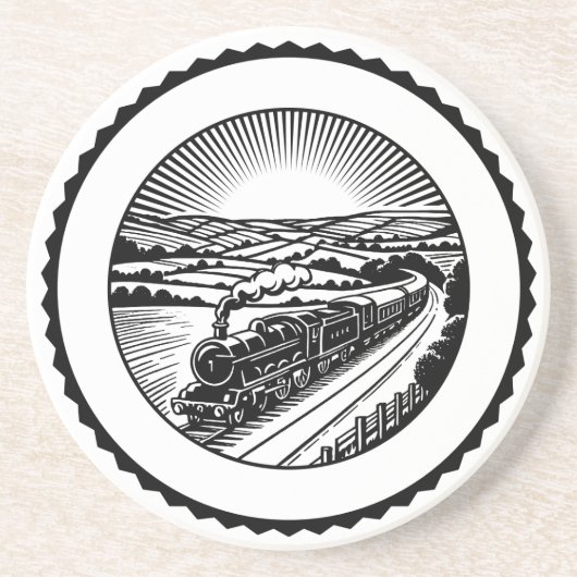 地方の蒸気列車 コースター (正面)