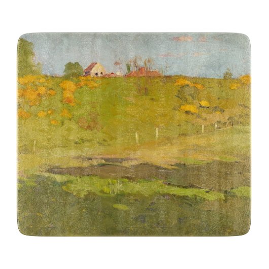 地方フランスのの風景(by Georg Pauri) カッティングボード (正面)