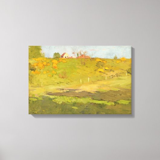 地方フランスのの風景(by Georg Pauri) キャンバスプリント (正面)