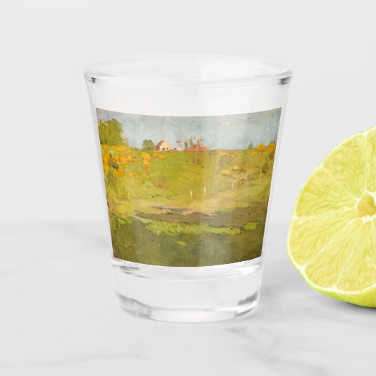 地方フランスのの風景(by Georg Pauri) ショットグラス (正面)