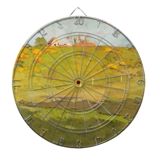 地方フランスのの風景(by Georg Pauri) ダーツボード (正面)