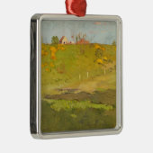 地方フランスのの風景(by Georg Pauri) メタルオーナメント (右)