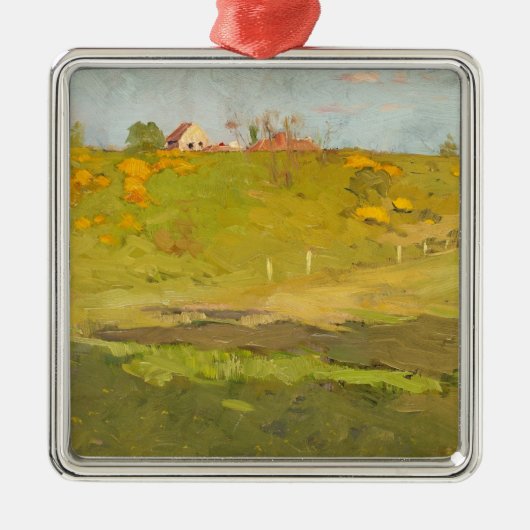 地方フランスのの風景(by Georg Pauri) メタルオーナメント (正面)