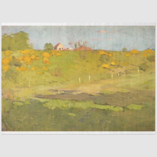 地方フランスのの風景(by Georg Pauri) 薄葉紙 (正面)