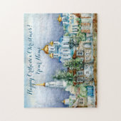 地方小都市ザドンスクアクアレル ジグソーパズル (縦)