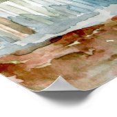 地方小都市ザドンスクアクアレル ポスター (角)