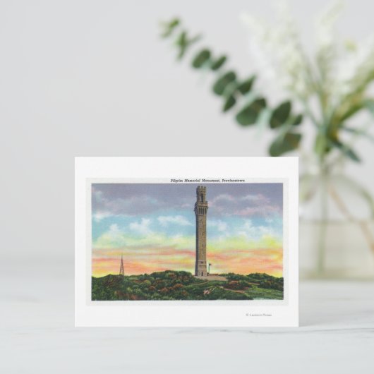 地方巡礼記念碑の眺め ポストカード (スタンド正面)