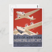 地方空港， 1936 ポストカード (正面/裏面)