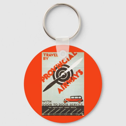 地方航空路 キーホルダー (正面)