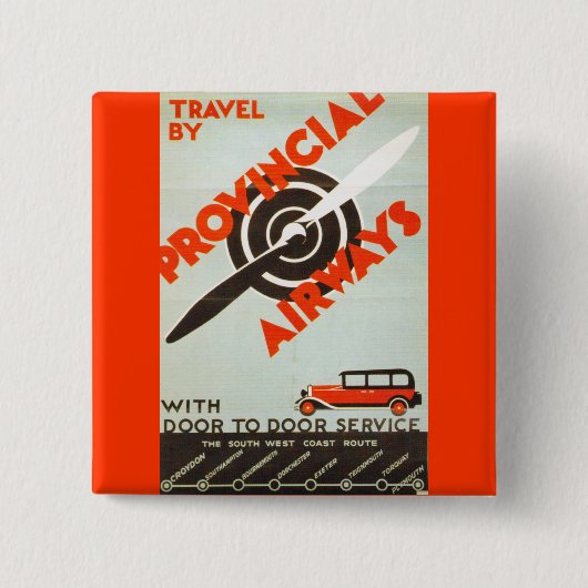 地方航空路 缶バッジ (正面)