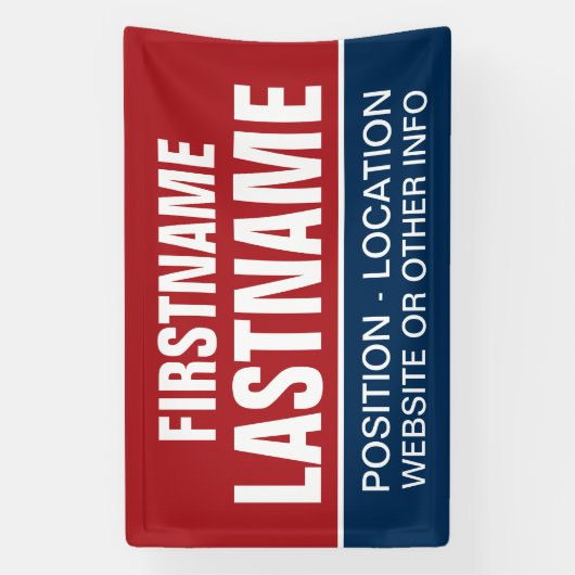 地方選挙カスタムと州選挙のための選挙運動ギア 横断幕 (縦)