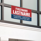 地方選挙カスタムと州選挙のための選挙運動ギア 横断幕 (ビルの外側)