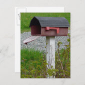 地方郵便箱の所在地の変更 案内ポストカード (正面/裏面)