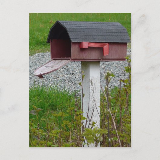 地方郵便箱の所在地の変更 案内ポストカード (正面)