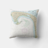 地方都市航海の港湾図13249 クッション (裏面)