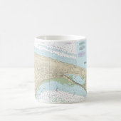 地方都市航海の港湾図13249 コーヒーマグカップ (中央)