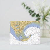 地方都市MAハーバーチャートはがき ポストカード (スタンド正面)