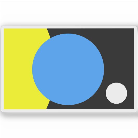 地旗 シール (正面)