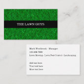 地最高の元の芝刈り用名刺 名刺 (正面/裏面)