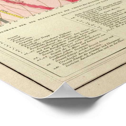 地殻の一部の平均 ポスター (角)