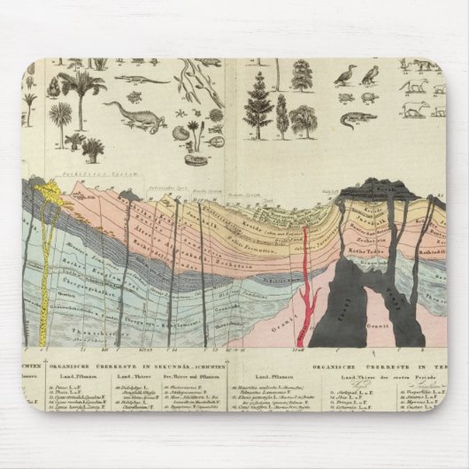 地殻の一部の平均 マウスパッド (正面)