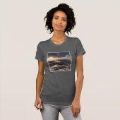 地熱の冬の風景 Tシャツ (正面フル)