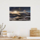 地熱冬景色 ポスター (キッチン)