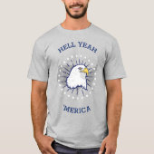 地獄ええ'メリカ Tシャツ (正面)