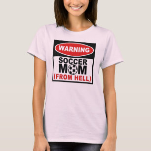 地獄からのサッカーのお母さん Tシャツ