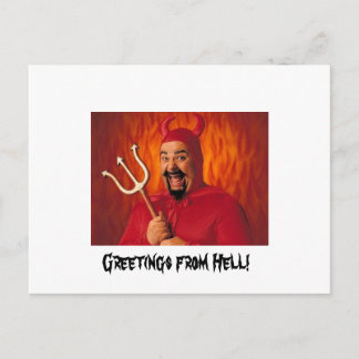 地獄からの挨拶！ ポストカード