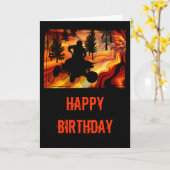 地獄からの道のATV カード (黄色い花)