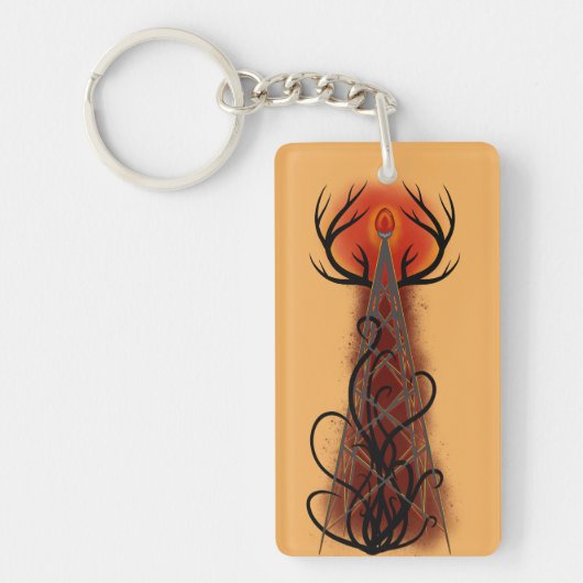 地獄からの電波塔 キーホルダー (正面)