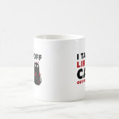 地獄から猫のように飛び出す コーヒーマグカップ (中央)