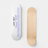 地獄か。  いいえ!!! 、 スケートボード (正面)