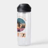 地獄が凍ったら私もそこをスキーをする ウォーターボトル (背面)