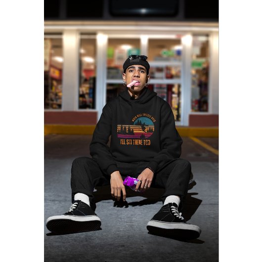 地獄が凍ったら私もそこをスキーをする パーカ