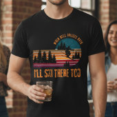 地獄が凍ったら私もそこをスキーをする Tシャツ