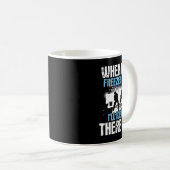 地獄が凍ったら魚を氷で凍らせる – Ice F コーヒーマグカップ (正面右)