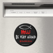 地獄だ！非常に恐れるgotGod316.com聖なる書物、 経典 マグネット (インサイチュ (食洗機))