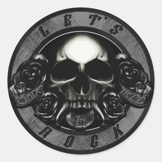 地獄で作られた ラウンドシール (正面)