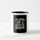 地獄で育ったフェミニストのアイコン ツートーンマグカップ (中央)