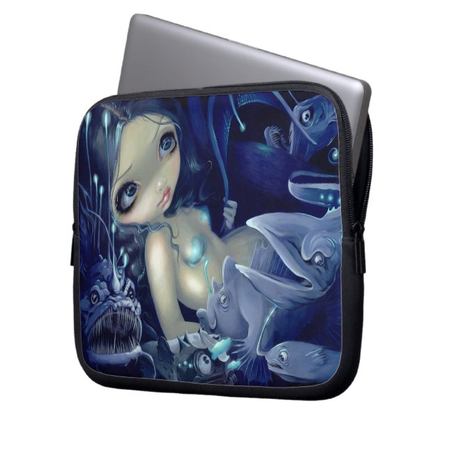 "地獄で"の電子工学のバッグ ラップトップスリーブ (正面左)