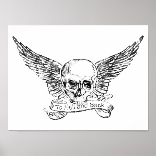 地獄と背中 ポスター (正面)